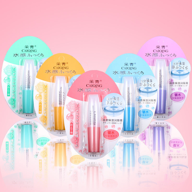 Water Moisturizing Temperature Changing Lip Balm: The "Smart