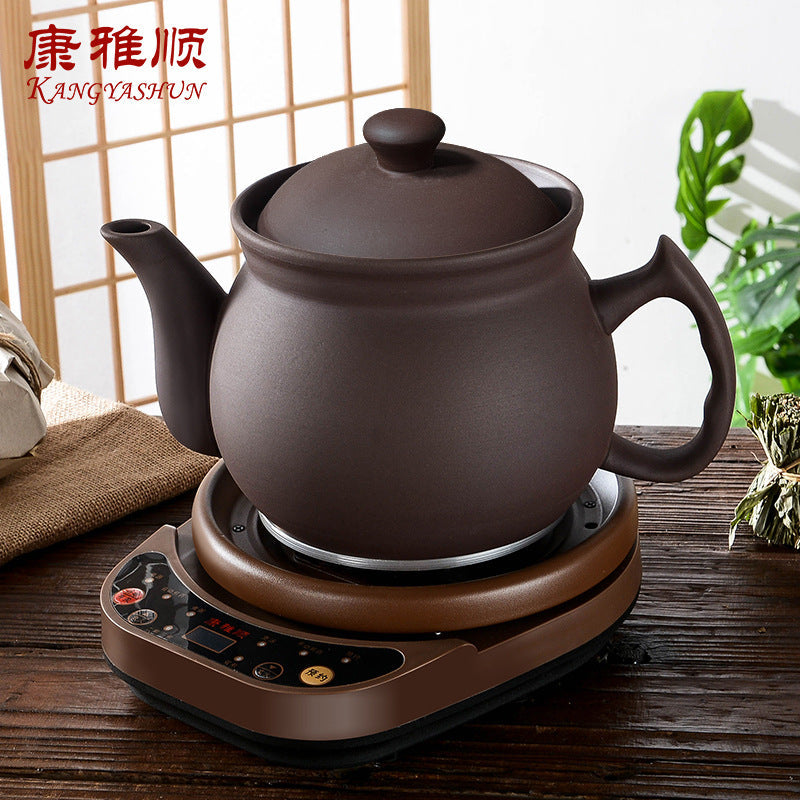 Purple Clay Automatic Medicine Pot
