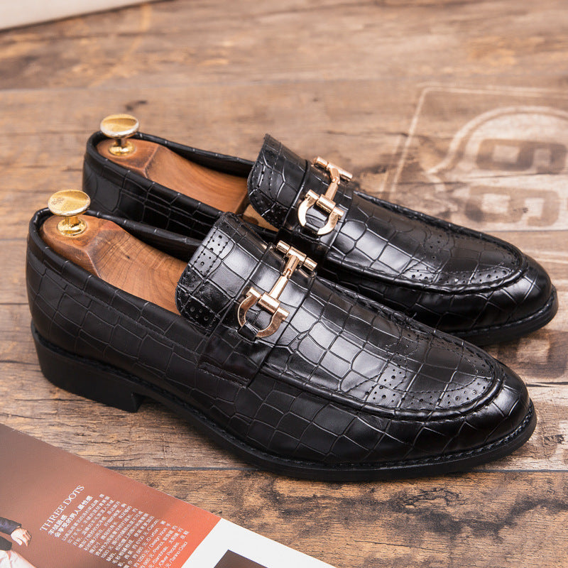Men’s Korean Business Casual Leather Shoes