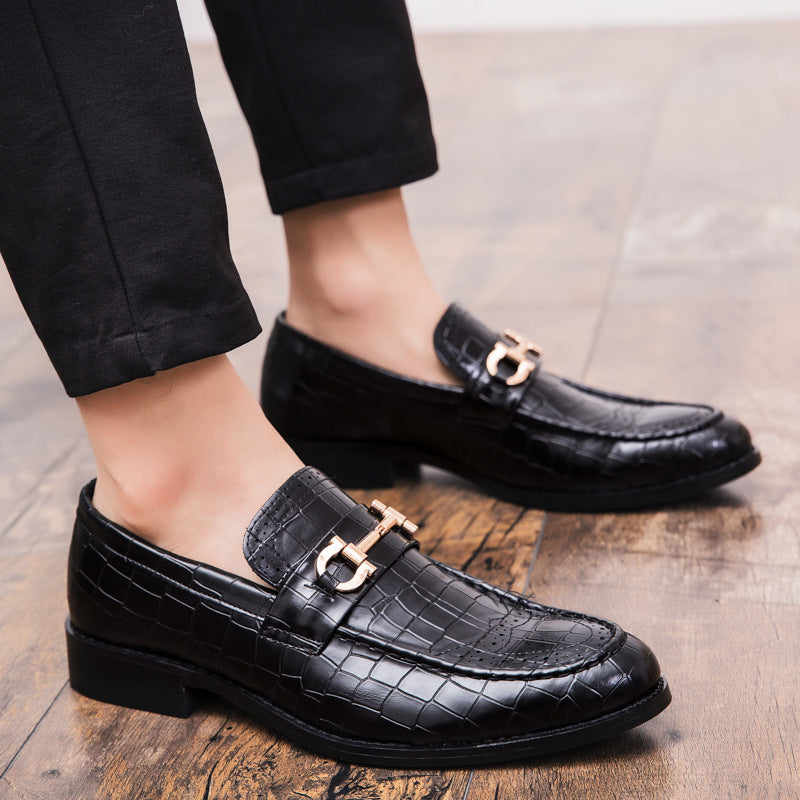 Men’s Korean Business Casual Leather Shoes