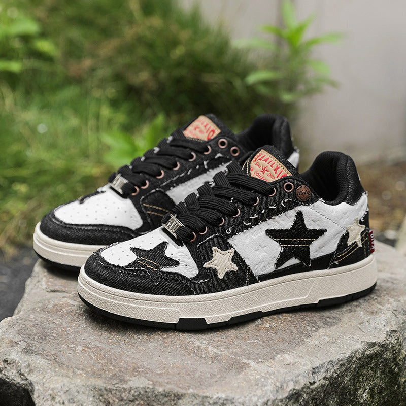 Men’s Harajuku Style Casual Lace Sneakers