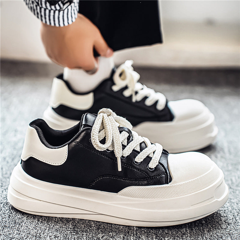 Men’s Leather Derby Casual Fashion Shoes