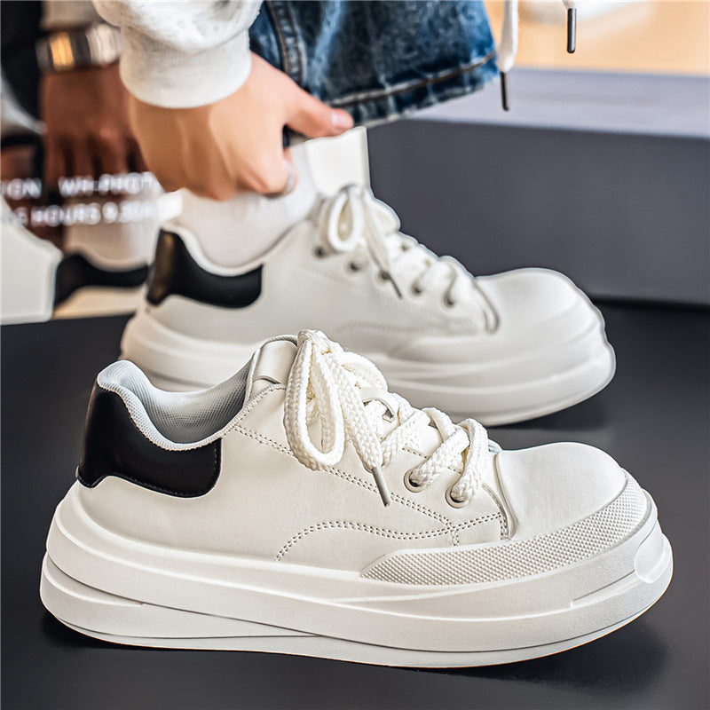Men’s Leather Derby Casual Fashion Shoes