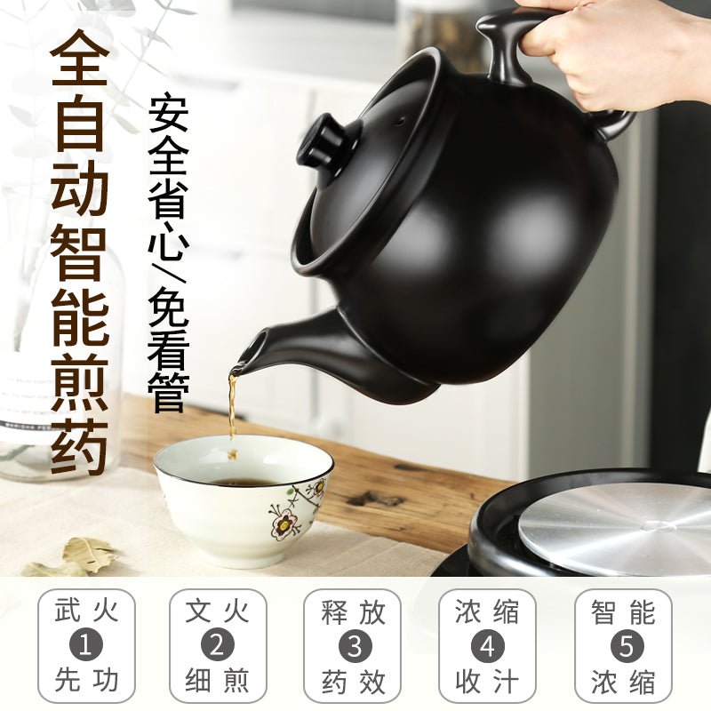 Automatic Unglazed Ceramic Medicine Pot