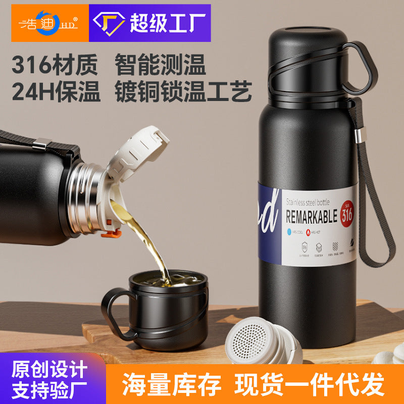 316 Steel Large Capacity Outdoor Insulated Bottle