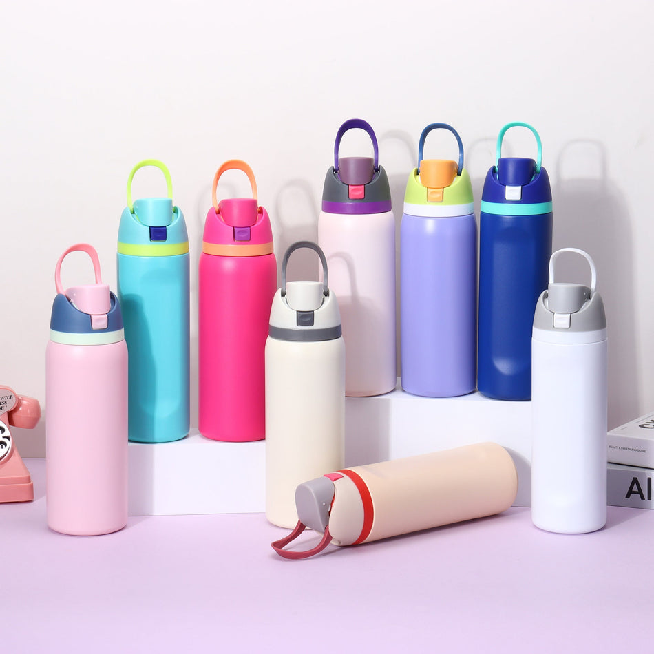 Stainless Steel Fruit Infuser Sports Water Bottle