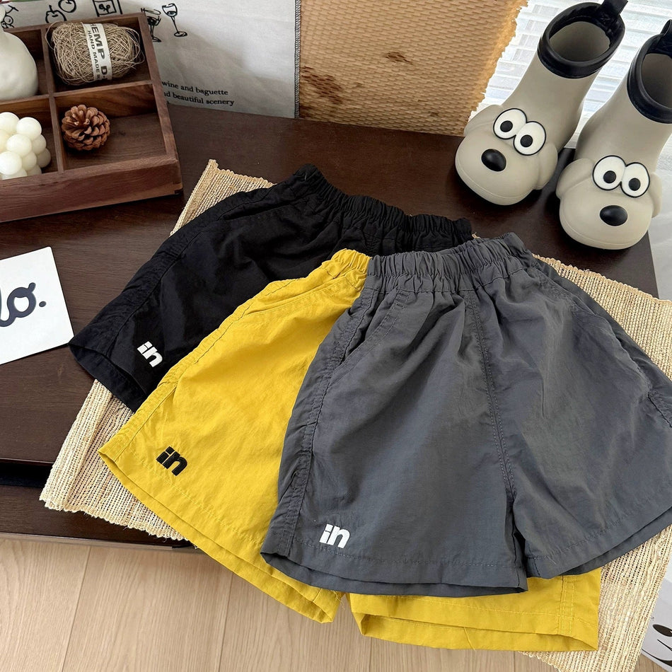 Boys Quick-Dry Summer Shorts 2026 Lightweight Kids Wear