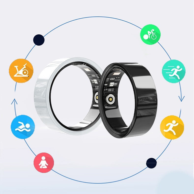 Ceramic NFC Smart Ring: Health Tracker & Contactless Tech