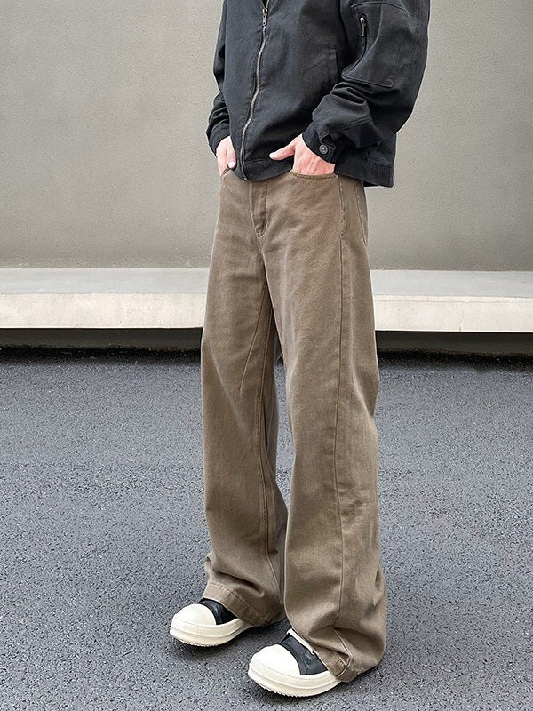 Maillard Brown Retro Jeans – Cleanfit Style