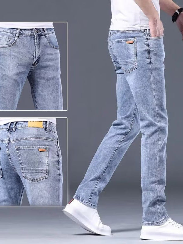 Korean Slim Fit Jeans – Light Casual Style