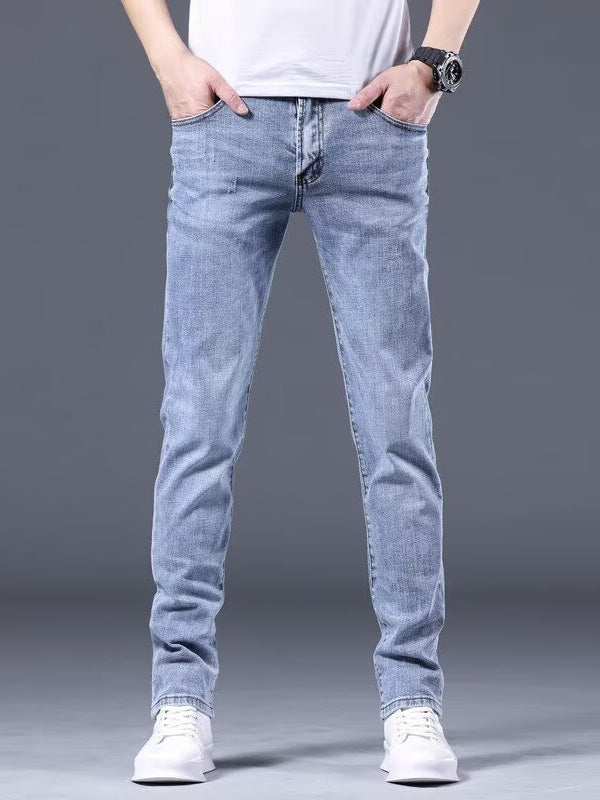Korean Slim Fit Jeans – Light Casual Style