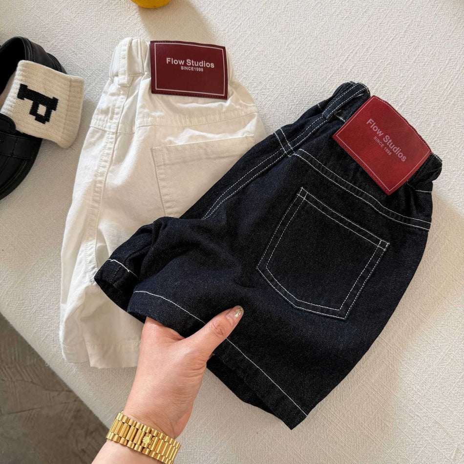 Kids Cotton Outdoor Shorts 2026 Summer Trendy Wear