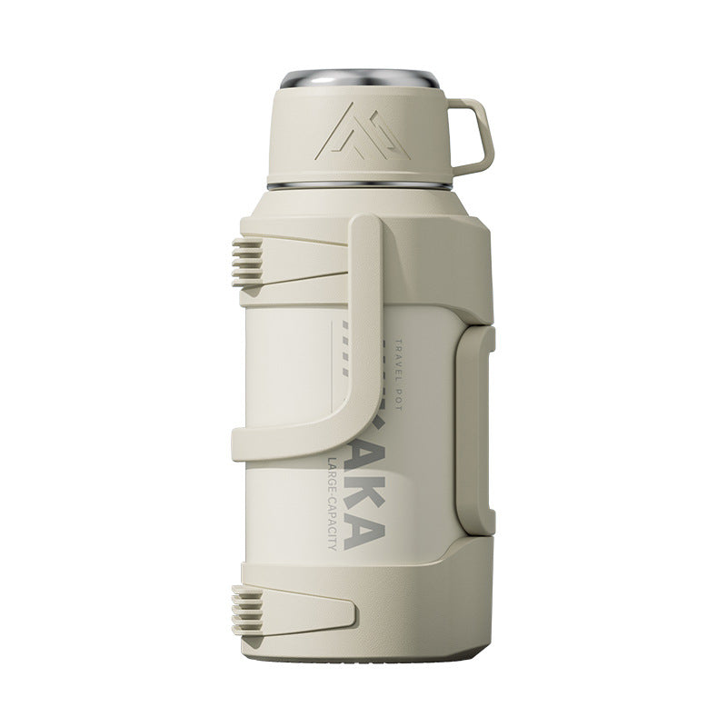 316 Stainless Steel Outdoor Thermos with Tea Infuser Bowl