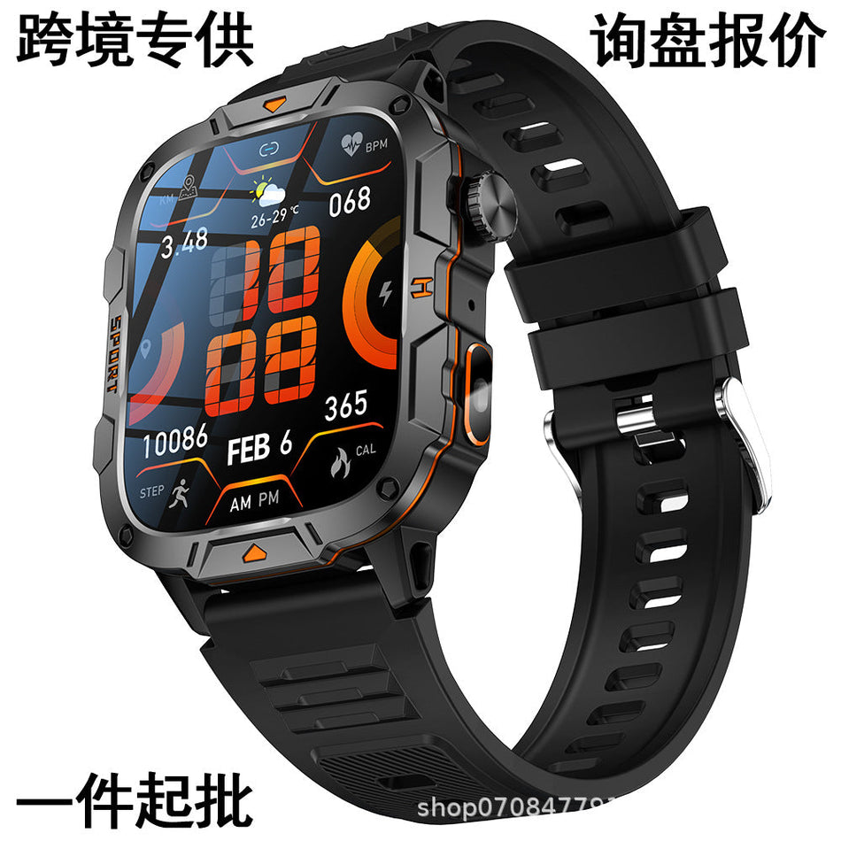 QX12 Smart Watch: 1.96" HD Display & Bluetooth Calling ⌚🇳🇵