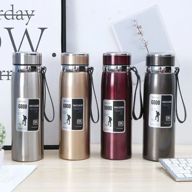 316 Stainless Steel Outdoor Thermos with Tea Infuser