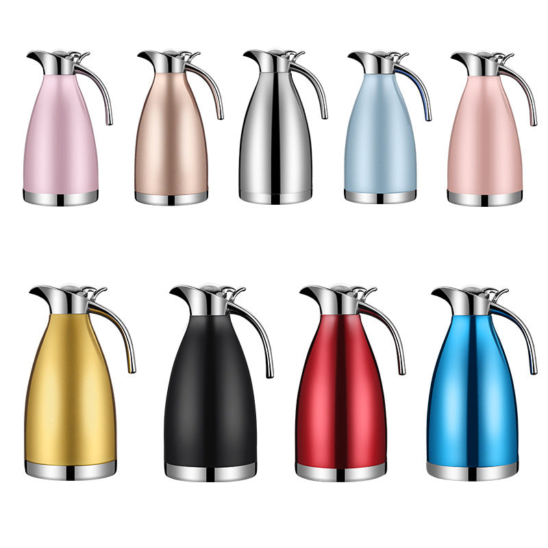 Stainless Steel European Coffee Pot & Vacuum Thermos