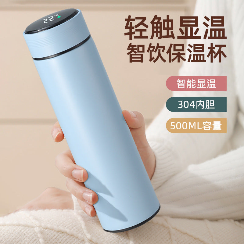Smart Thermos with LED Temperature Display