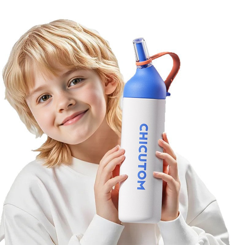 316 Stainless Steel High-Value Student Straw Thermos