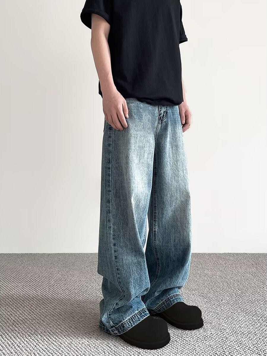 Distressed Cleanfit Jeans – Slim Straight Style