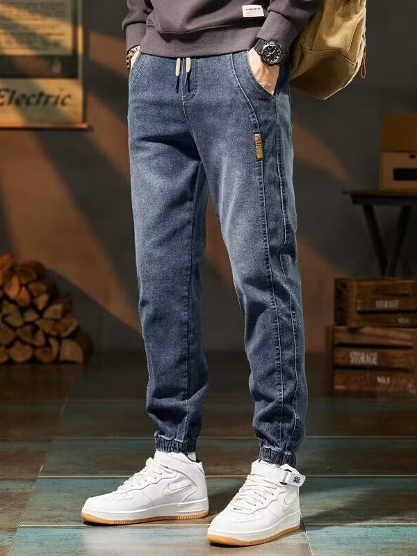 Elastic Jogger Cargo Jeans – Loose Harem Fit