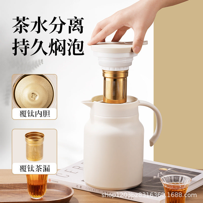 Titanium-Lined Tea Brewing & Simmering Thermal Pot
