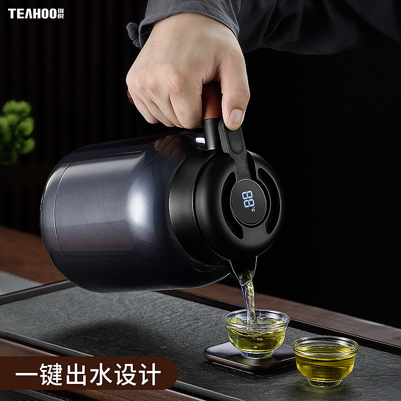 Qihu 316 Stainless Steel 1L Coffee & Tea Thermal Carafe