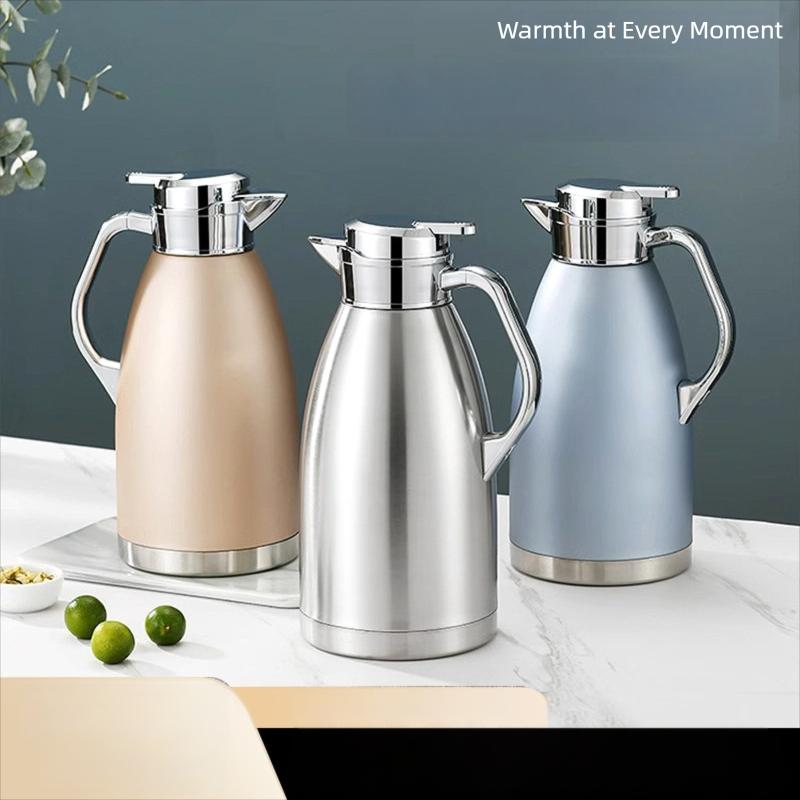 316 Stainless Steel 2L Roman Thermal Pot for Hotel & Home