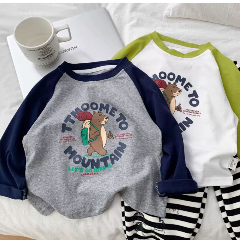 Kids Cotton Long-Sleeve T-Shirt 2026 Trendy Top