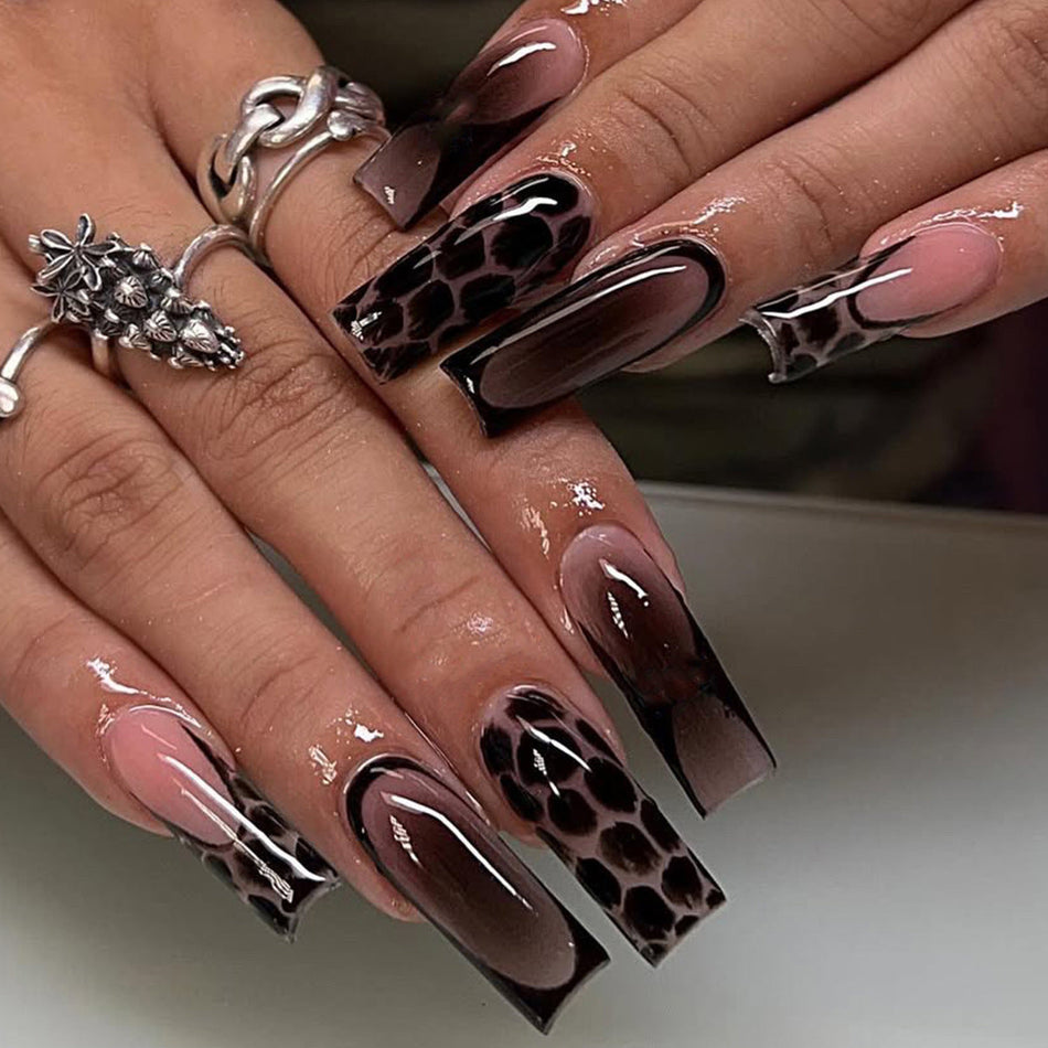 Drill Press-On Nails – French Style Set