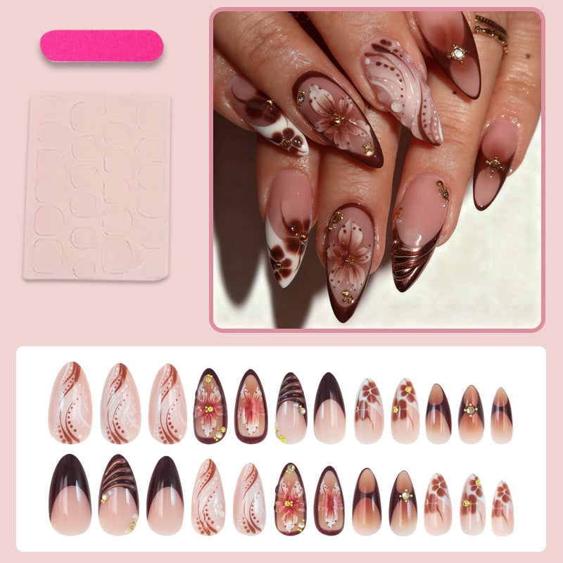 3D French Carved Nails – High Sense Wearable Set