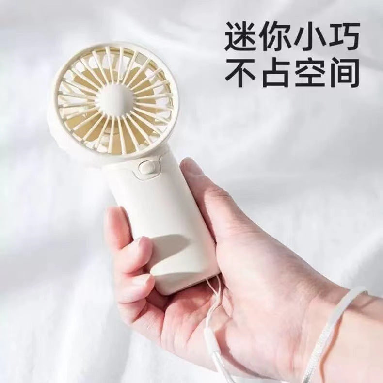 Ty320 Mini 3-Speed Turbo Handheld Fan with Safety Lanyard