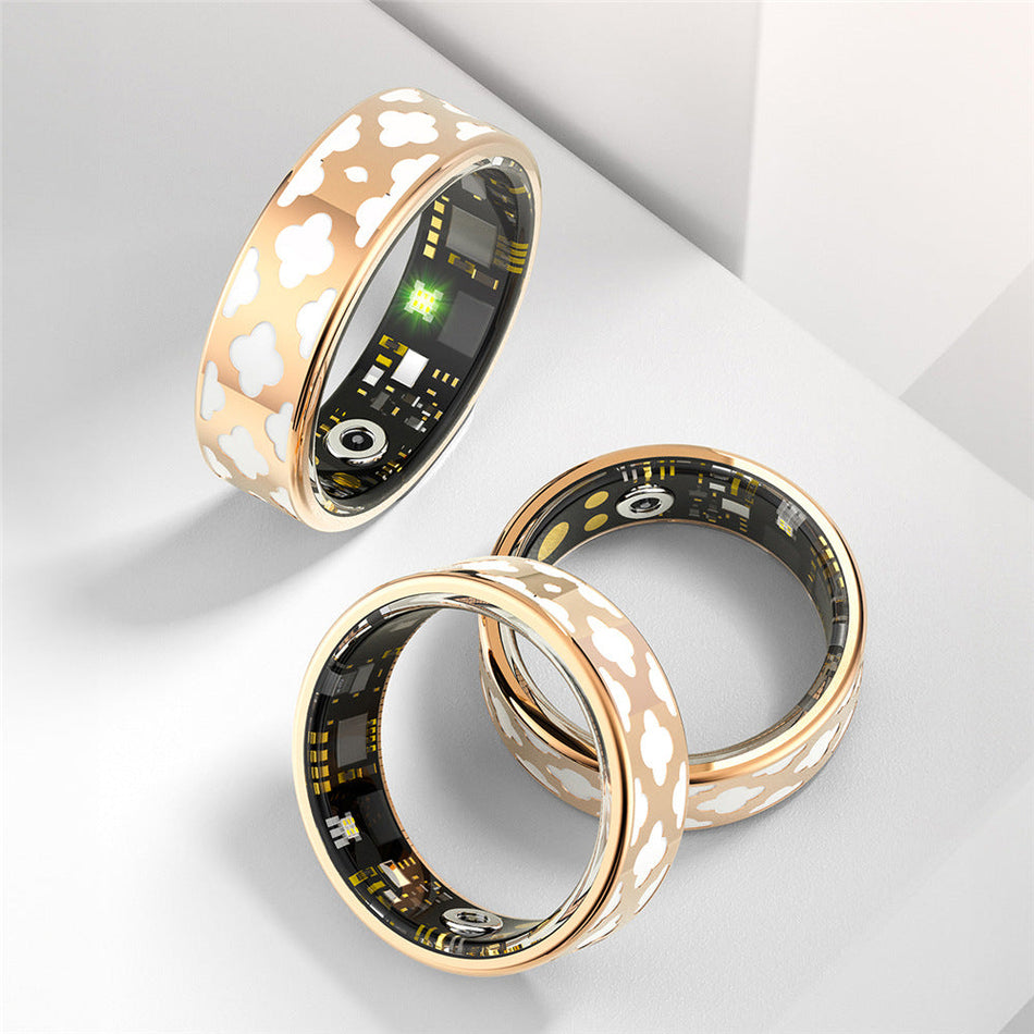 R10M Enamel Smart Ring Heart Rate & Sleep Tracker