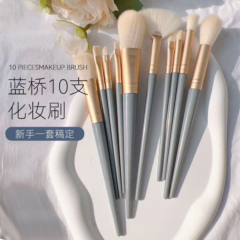 Blue Bridge Professional 10-Piece Makeup Brush Set — The