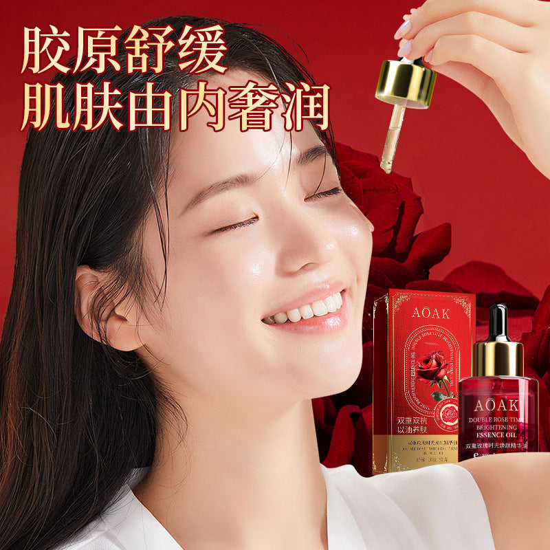 Rose Essence Anti-Wrinkle Facial & Eye Care Oil — Squalane