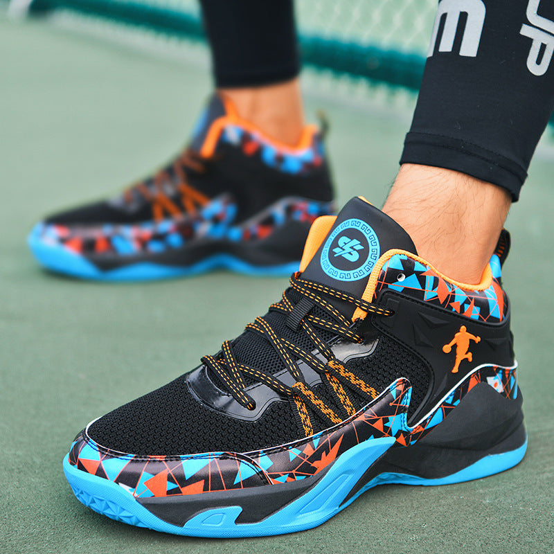High-Top Couple Sneakers – Breathable Platform Fit