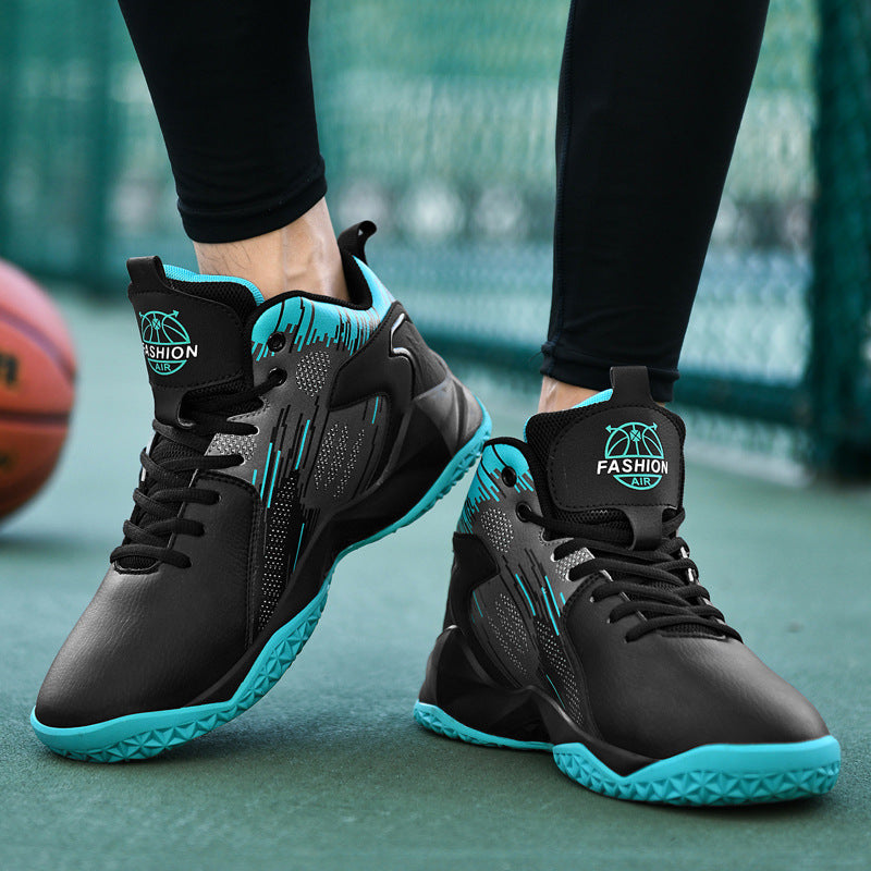 Leather Mid-Top Sneakers – Durable Outdoor Shoes