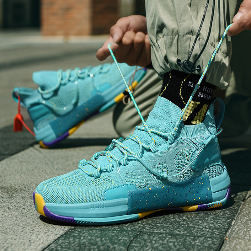 Breathable Mid-Top Sneakers