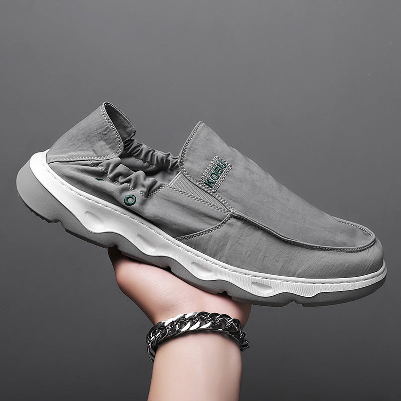 Men’s Ice Silk Slip-On Casual Shoes – Summer Trend