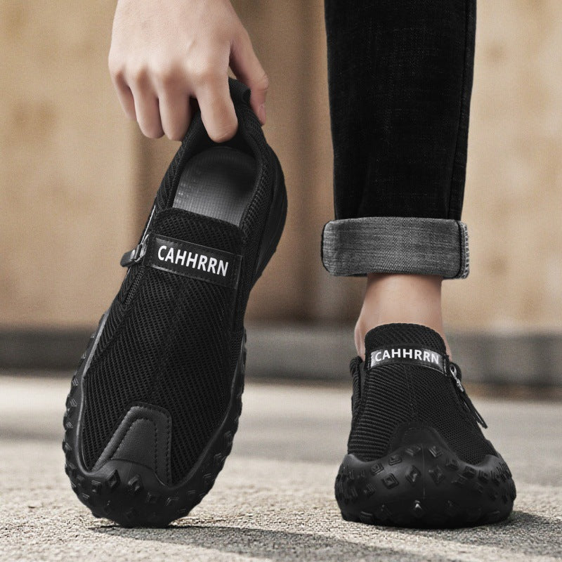 Men’s Lightweight Slip-On Canvas Shoes – Non-Slip