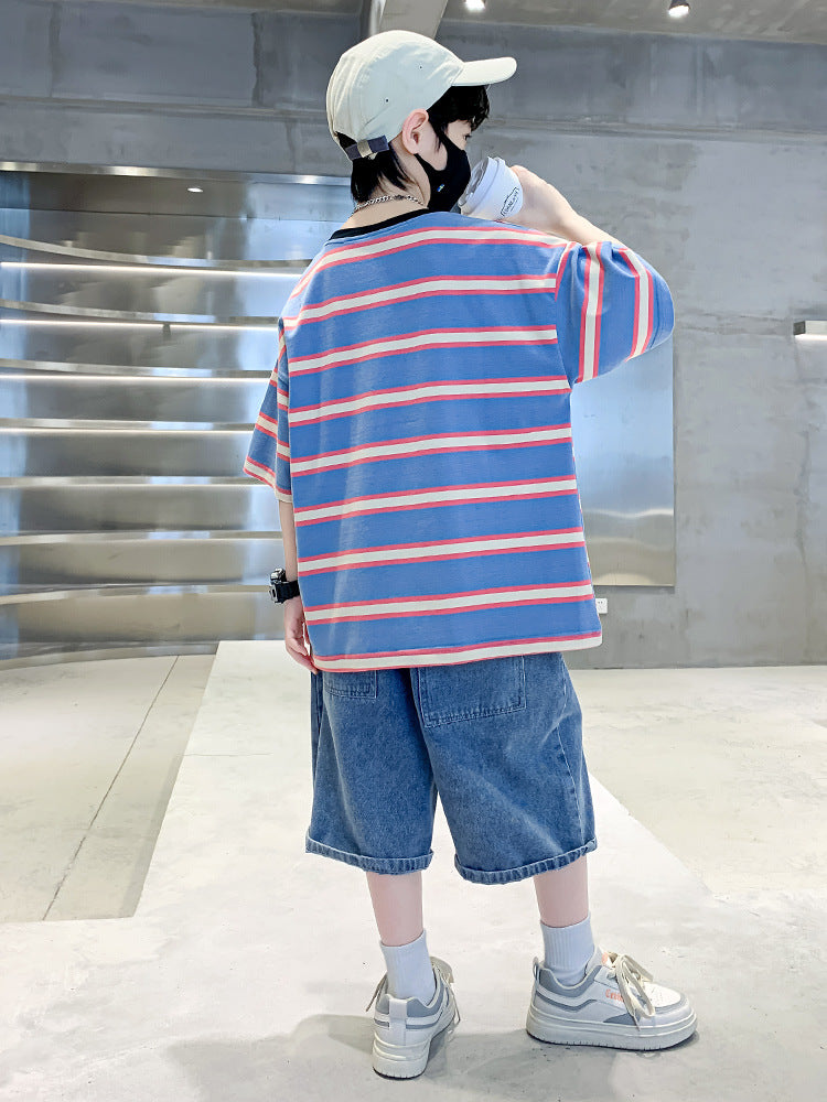 Boys Trendy Summer T-Shirt Outfit 2026 Stylish
