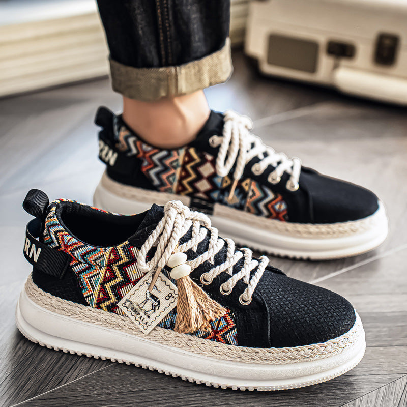 Men’s Height Increasing Canvas Sneakers