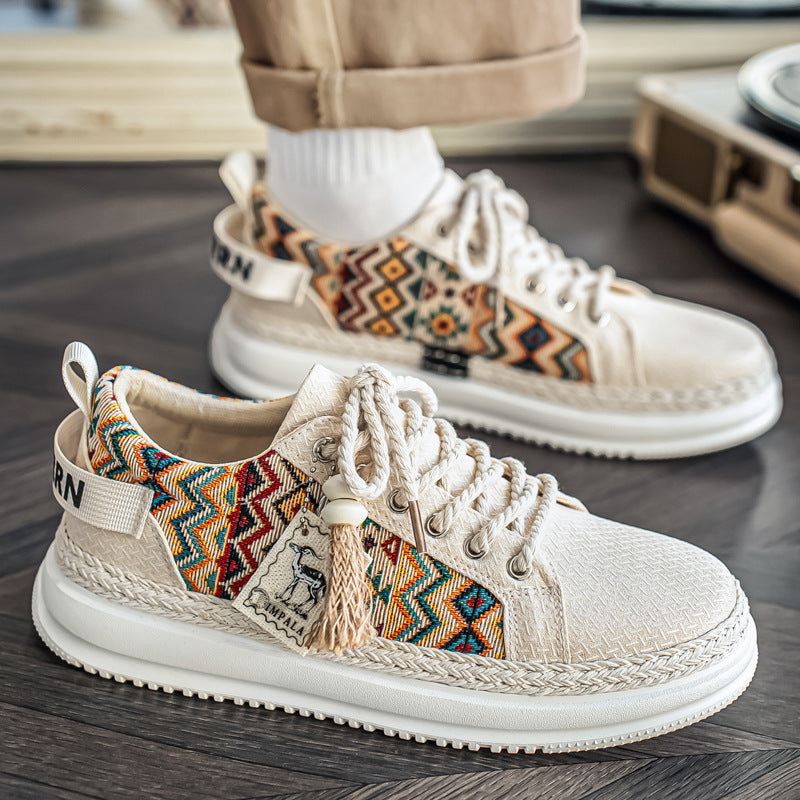 Men’s Height Increasing Canvas Sneakers