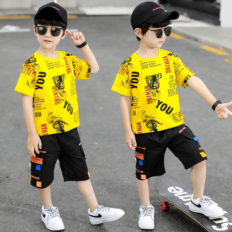 Boys Lightweight Summer Two-Piece Set 2026 Trendy