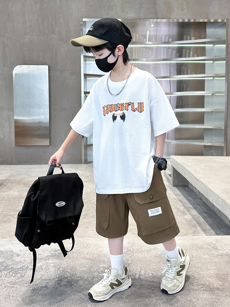 Boys Thin Summer Two-Piece Set 2026 Trendy Outfit