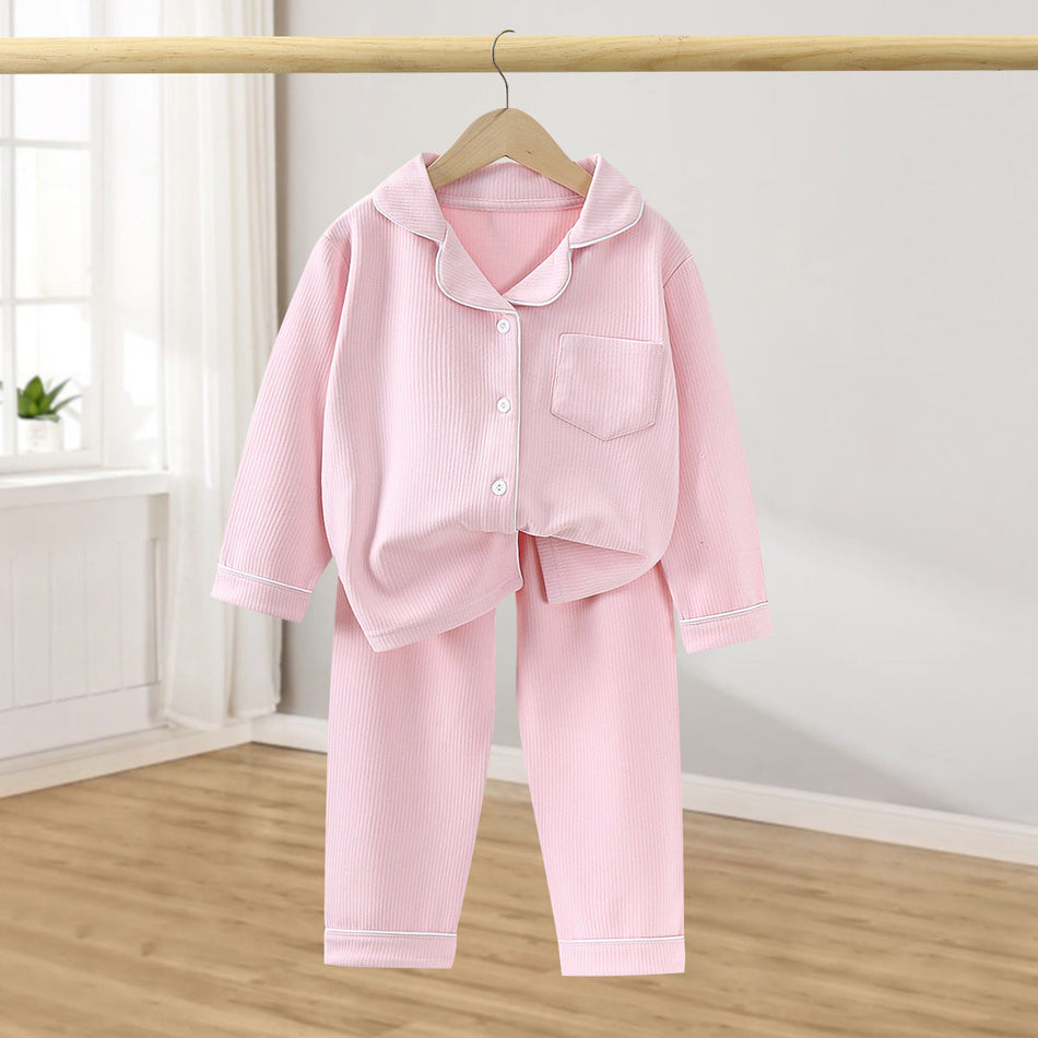 Derong Kids Pajamas Autumn & Winter Two-Piece Set