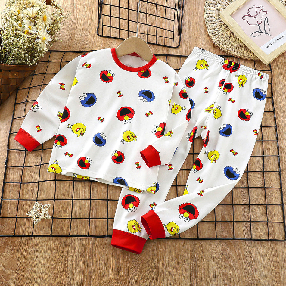 Boys Cotton Autumn Pajamas Set 2026 Medium & Large