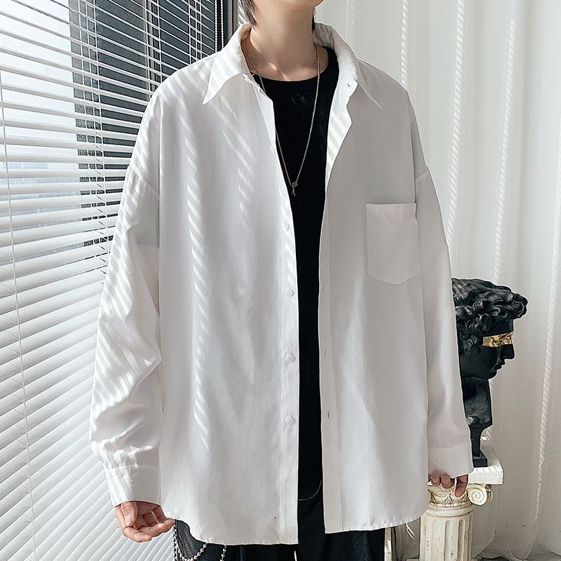 Men’s Korean Style Tooling Shirt – Autumn Trend