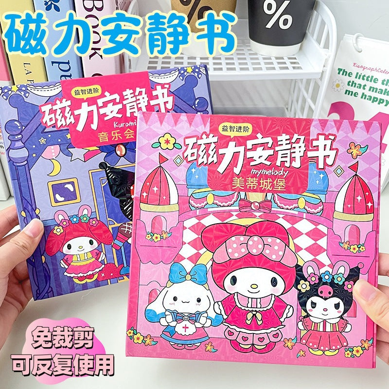 Sanrio Magnetic Quiet Book Large Size Educational Toy