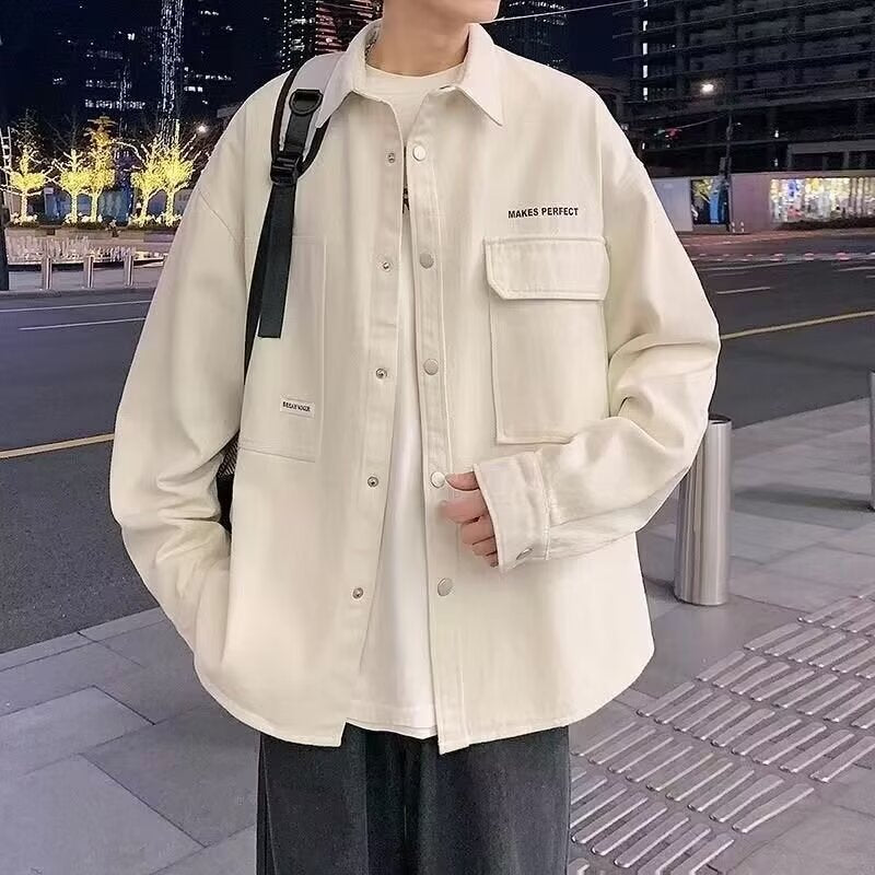 Men’s Workwear Cardigan Jacket – Spring & Autumn Style