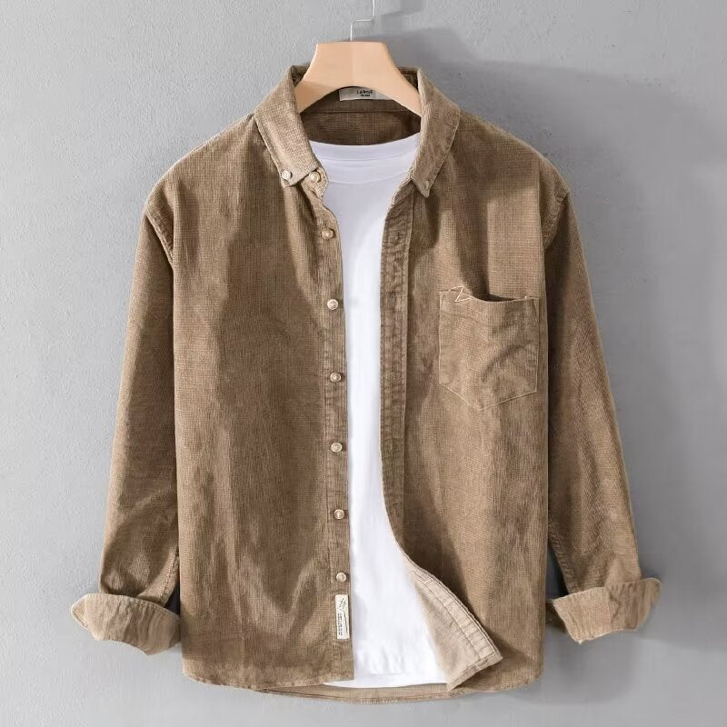Men’s Corduroy Jacket – Japanese Style Casual Outerwear